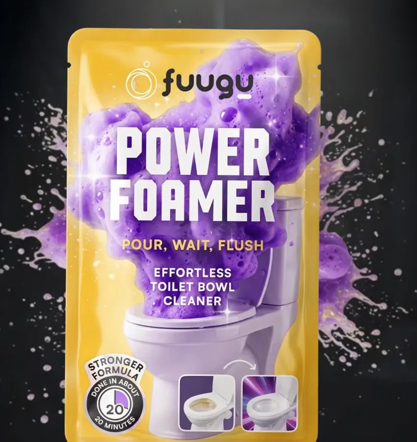 Fuugu foaming toilet cleaner sachet